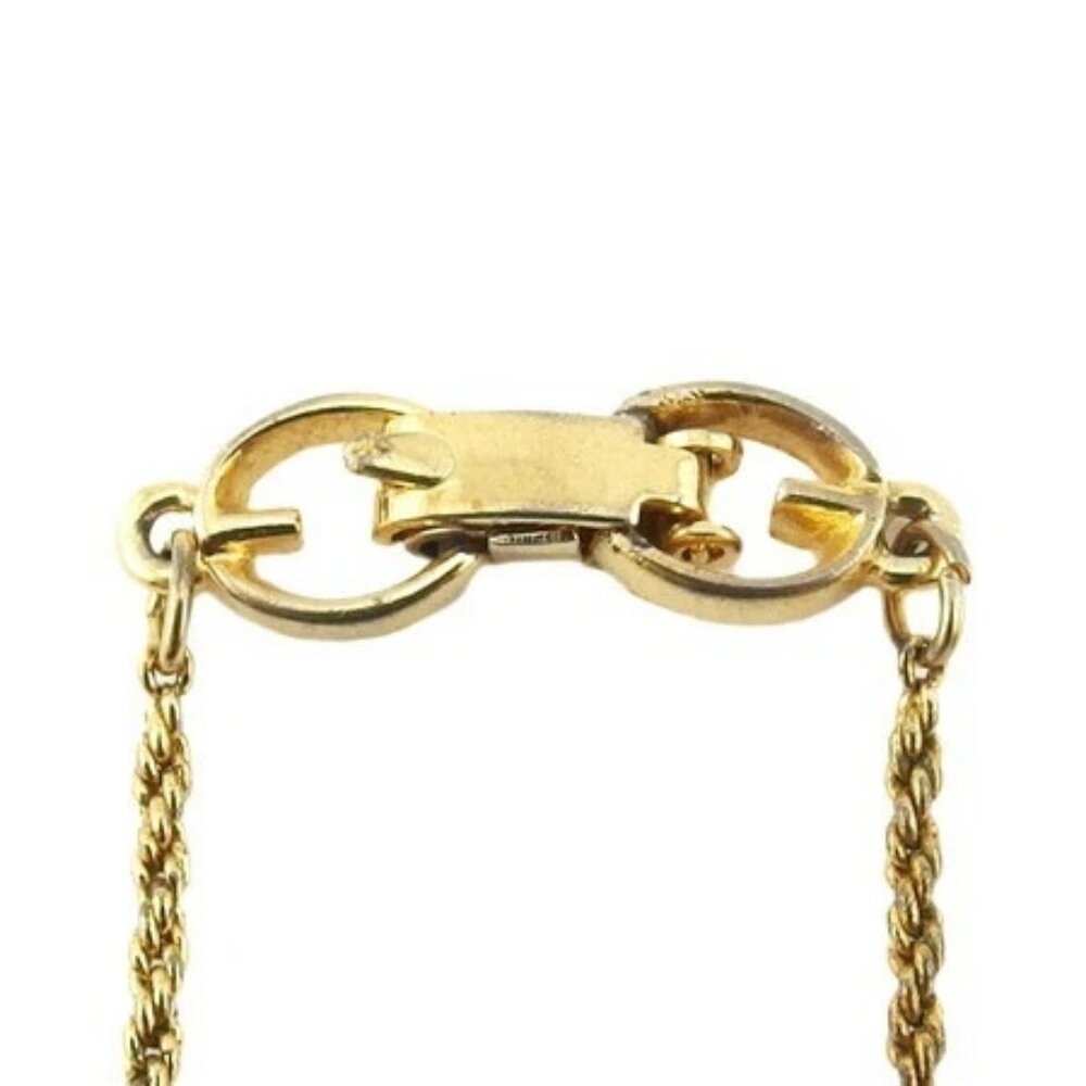 GIVENCHY necklace x rhinestone Crystal Rhinestone Authentic - Picture 6 of 7